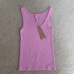 SKIMS Bubble Gum Soft Lounge Tank NWT XS